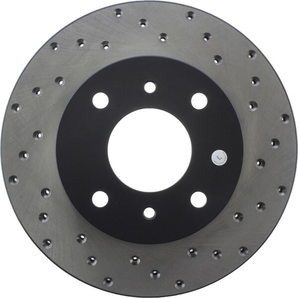 Centric Parts SPORT CROSS DRILLED BRAKE ROTOR 128.42041L - main